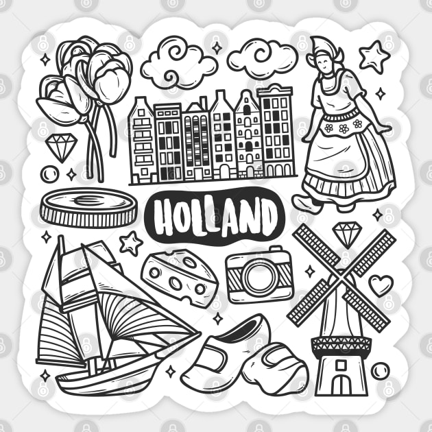 Holland Sticker by Mako Design 